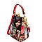 MAGAZINE PRINT HOLOGRAM MEDIUM SATCHEL