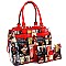 Michelle Obama Tassel Accent 2 in 1 Satchel Set MH-MB5014S
