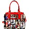 Michelle Obama Tassel Accent 2 in 1 Satchel Set MH-MB5014S