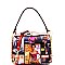 Obama Mag Print Patent 2-Way Satchel