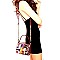 Obama Mag Print Patent 2-Way Satchel