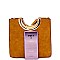 STRUCTURED 2 IN 1 METAL HANDLE SATCHEL
