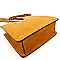 STRUCTURED 2 IN 1 METAL HANDLE SATCHEL