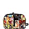 Multi-Compartment Magazine Print Patent Cross Body OA2702-LP