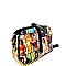 Multi-Compartment Magazine Print Patent Cross Body OA2702-LP