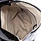 Obama Magazine Print Fold Down Flap Fashion Backpack