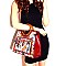 OBAMA HANDBAGS Round Handle Satchel Wallet SET