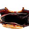 OBAMA HANDBAGS Round Handle Satchel Wallet SET