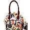 DESIGNER MICHELLE OBAMA 2 IN 1 JEWEL TOP HANDBAG SET