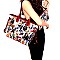 Obama Magazine bags Print 2 in 1 Twin Tote Clutch SET MH-OB6993