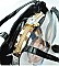 OBAMA PRINT SHELL FRAME -JEWEL TOP SATCHEL