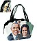 OBAMA PRINT SHELL FRAME -JEWEL TOP SATCHEL
