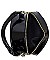 Magazine Print Studded Round Satchel Wallet SET JP-PA00494