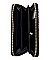 Magazine Print Studded Round Satchel Wallet SET JP-PA00494