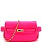 CHAIN STRAP CROSS BODY FANNY PACK