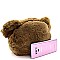 Convertible Faux-Fur Bear Doll Novelty Backpack Cross Body
