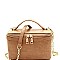 Crocodile Print Boxy Satchel Shoulder Bag