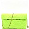 ROLLED-UP QUILTED NYLON CLUTCH