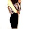 OVER SIZED SEQUIN SNAKE PRINT FLAP CLUTCH