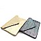 GLOWING SNAKE PRINT GRID ENVELOPE CLUTCH