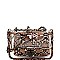 TRANSPARENT SNAKE PRINT 2 IN 1 SHOULDER BAG