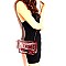 TRANSPARENT SNAKE PRINT 2 IN 1 SHOULDER BAG