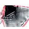 Large Flap Faux-Fur Snake Print Clutch Shoulder Bag