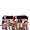 Michelle Obama Magazine Print Versatile Wallet Cellphone Cross Body