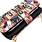 Michelle Obama Magazine Print Versatile Wallet Cellphone Cross Body
