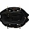 Obama Handbags Patent Satchel Wallet SET PQ0291W