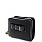 Small Bow Accent Bi-Fold Wristlet Wallet