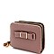 Small Bow Accent Bi-Fold Wristlet Wallet