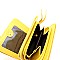 Small Bow Accent Bi-Fold Wristlet Wallet
