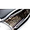 2-Way Snake Print Turn-Lock Accent Satchel
