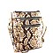 Snake Print Multi-Color Wristlet Cross Body