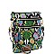 Snake Print Multi-Color Wristlet Cross Body