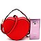 heart design handbags