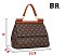 2- In-1 Monogram Doctor Design Handbag with Wallet