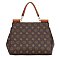 2- In-1 Monogram Doctor Design Handbag with Wallet