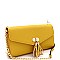 Versatile Tassel Accent Smartphone-Friendly Wallet Cross Body