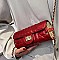 Quilted 2-Tone Fashion Cylinder-Shaped Cross-Body