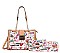 3 in 1 Graffiti HEART - LOVE Print Shoulder Set