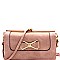 Fashionable Bow Accent Smartphone Friendly Kiss-Lock Wallet Cross Body MH-YG100