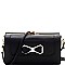 Fashionable Bow Accent Smartphone Friendly Kiss-Lock Wallet Cross Body MH-YG100