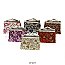 Pack of 12 Mini Coin Purses with Glittery Heart Design