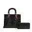 2-IN-1 Crocodile Quality Satchel Wallet Set