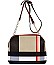 Plaid Check Multi Compartment Crossbody Bag