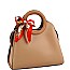 ROUND HANDLE MULTI-COMPARTMENT SATCHEL