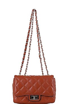 LINKED CHAIN CROSSBODY BAG