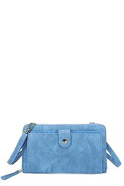 MULTI POCKET CROSSBODY WALLET BAG
